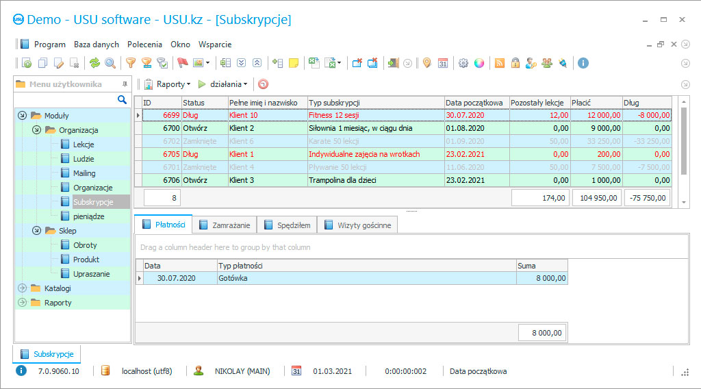 CRM dla centrum trampolin