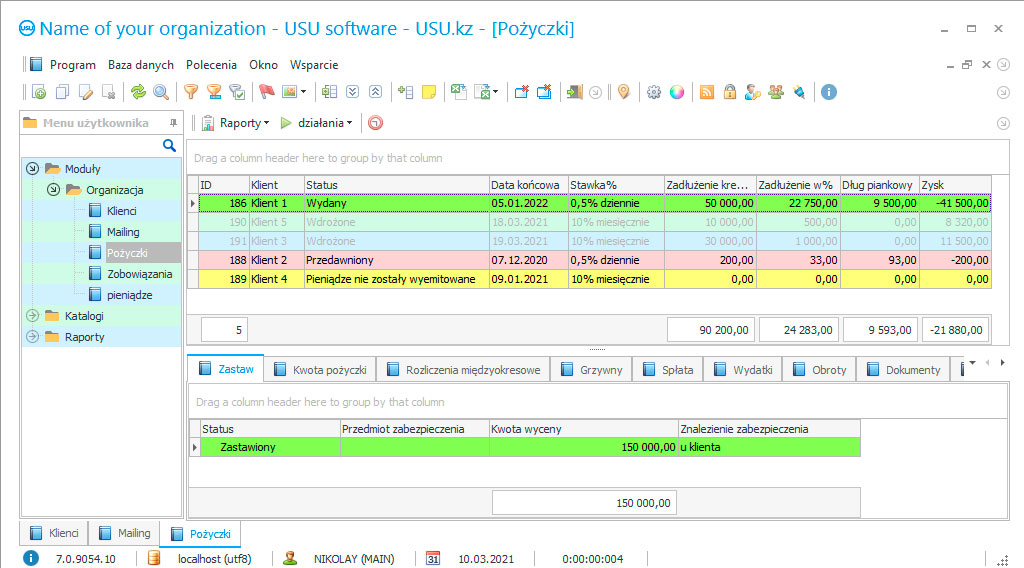 CRM do rozliczania kredytów